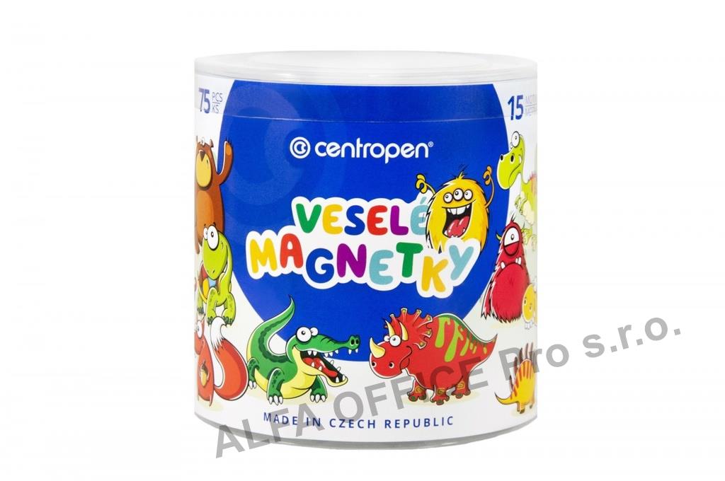 Veselé magnety 9794 - sada 75 ks