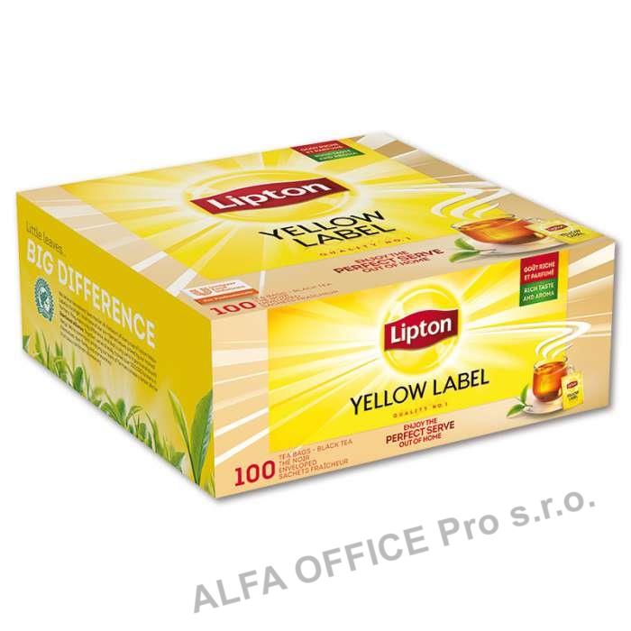 Čaj Lipton Yellow Label - 100 sáčků