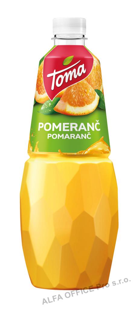 TOMA džus 1 l - pomeranč 50 %