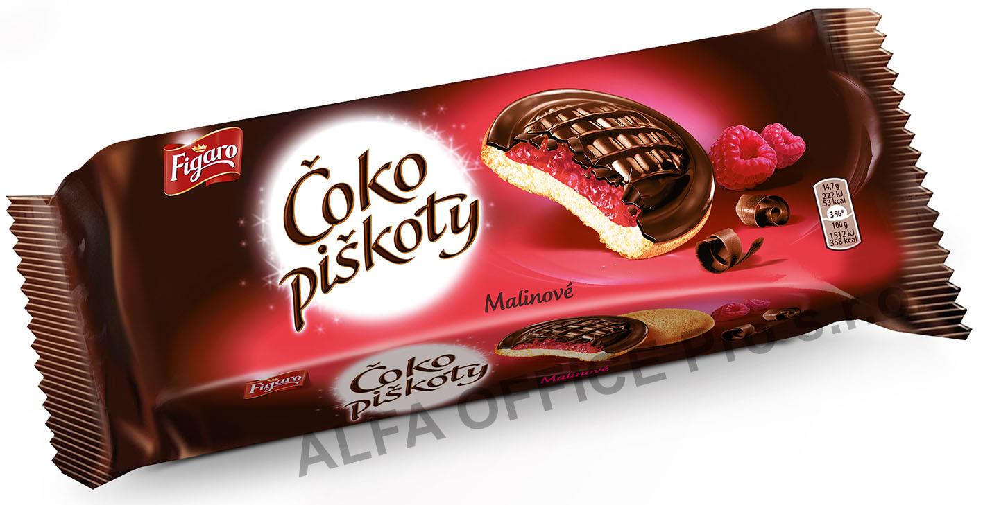 Zlaté čokopiškoty - malina