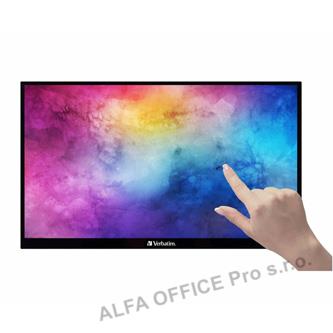 Verbatim přenosný dotykový monitor, 15.6