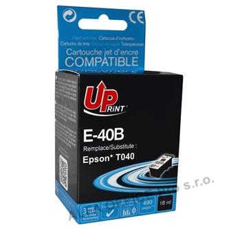 UPrint kompatibilní ink s C13T040140, black, 18ml, E-40B, pro Epson Stylus C62, CX3200