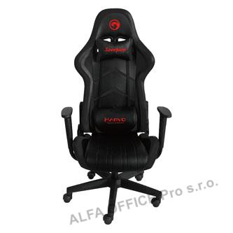 Herní křeslo Marvo CH-106, černé