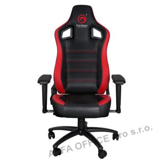 Herní křeslo Marvo CH-118, černo-červené