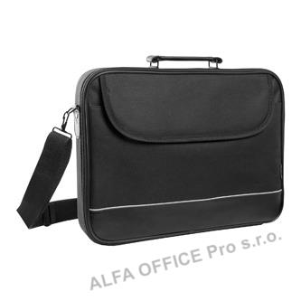 Taška na notebook 16", Ascetic, černá z polyesteru, Defender