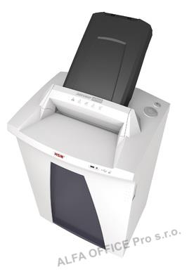 Skartovací stroj s podavačem HSM Securio AF500, stupeň utajení P-4 (příčný řez 4,5x30 mm)